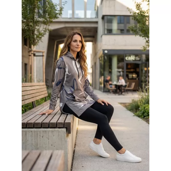  Funktionelles erweitertes Damen-Sweatshirt Premium ALTISPORT VOJ/ALW049MI03 GRAU 