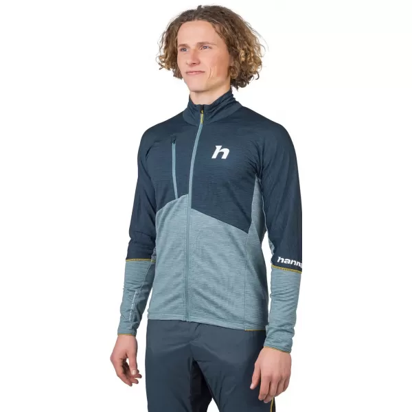  Herren-Sweatshirt HANNAH NIRO GESCHICHTETES MEER/SILBERBLAU-MEL 
