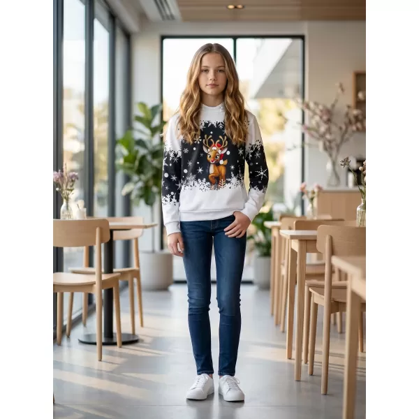  Hochwertiges Funktions-Sweatshirt für Kinder ALTISPORT VOJ/ALKVN3MI01 WEIß 