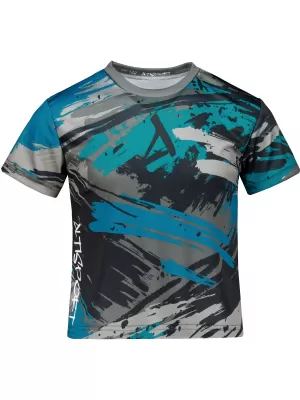 Hochwertiges Funktions-T-Shirt für Kinder ALTISPORT VOJ/ALK014TR01 SCHWARZ/KEROSIN
