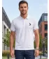 Herren-Funktions-T-Shirt mit Premium-Kragen ALTISPORT VOJ/ALM000TR05 WEIß