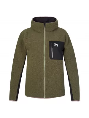 Damen-Sweatshirt HANNAH KOALA HOODY EFEUGRÜN/ANTHRAZIT