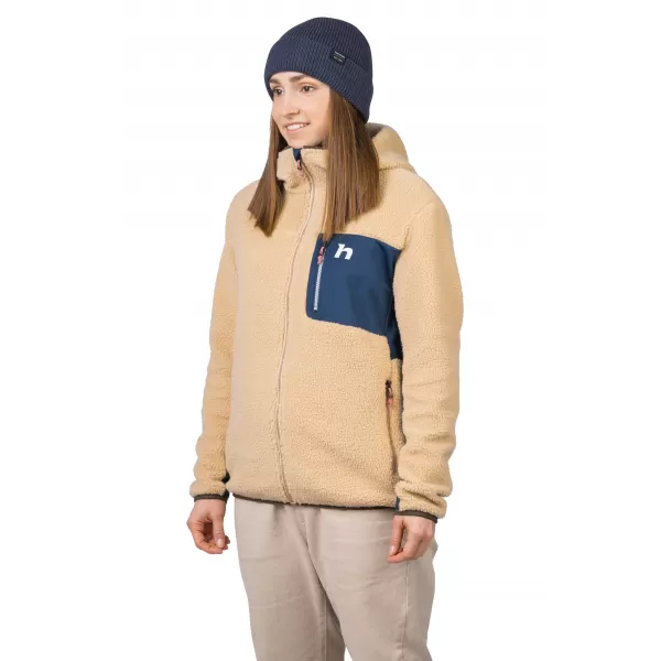  Damen-Sweatshirt HANNAH KOALA HOODY BEIGE/GESCHICHTETES MEER 