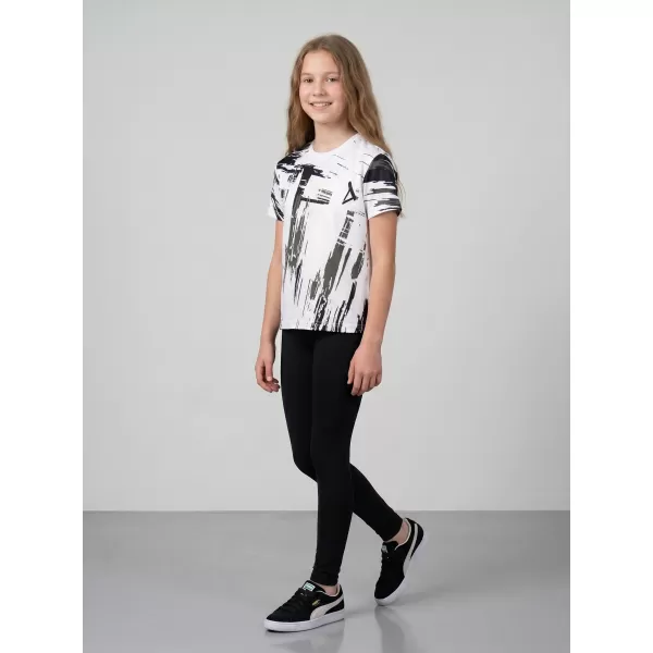  Hochwertiges Funktions-T-Shirt für Kinder ALTISPORT VOJ/ALK010TR01 WEIß/SCHWARZ 