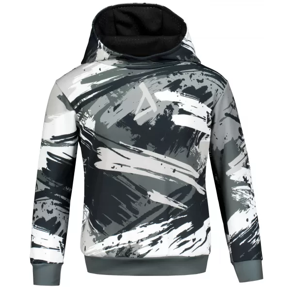  Hochwertiges Funktions-Sweatshirt für Kinder ALTISPORT VOJ/ALK014MI01 SCHWARZ/GRAU 