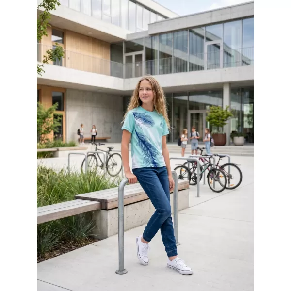  Hochwertiges Funktions-T-Shirt für Kinder ALTISPORT VOJ/ALK001TR01 EISBLAU 