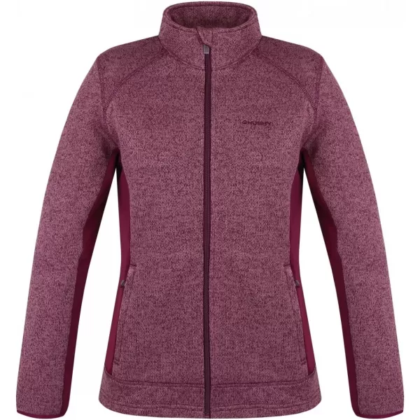  Damen-Fleecepullover HUSKY ALAN L MAGENTA 