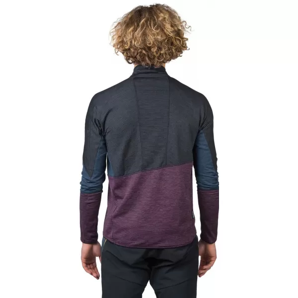 Herren-Sweatshirt HANNAH NIRO HZ ANTHRAZIT/PFLAUMENLILA MEL 