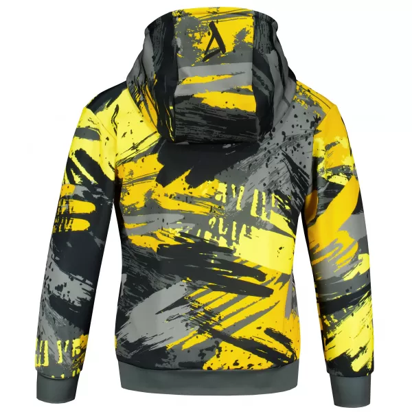  Hochwertiges Funktions-Sweatshirt für Kinder ALTISPORT VOJ/ALK014MI01 SCHWARZ UND GELB 