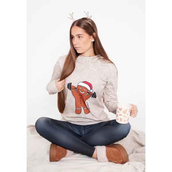  Hochwertiges Funktions-Sweatshirt für Damen ALTISPORT VOJ/ALWVN6MI01 BEIGE 