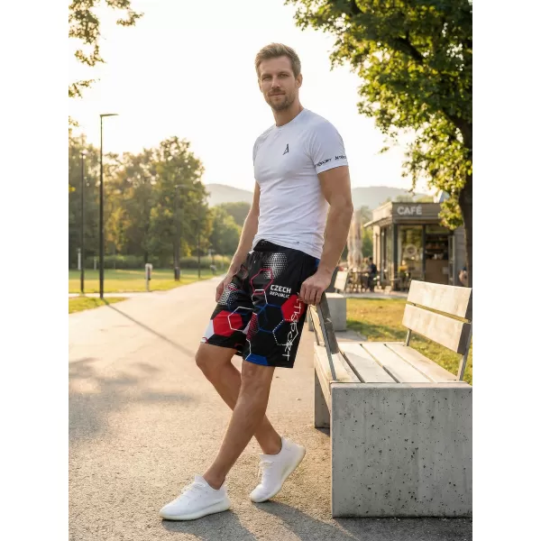  Herren Premium Funktionsshorts ohne Taschen ALTISPORT VOJ/ALM036KRA02 HEXA SCHWARZ 