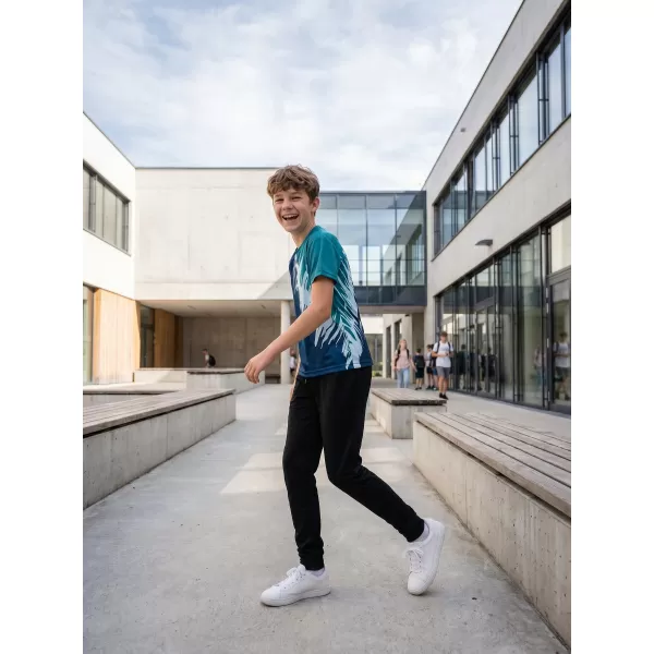  Hochwertiges Funktions-T-Shirt für Kinder ALTISPORT VOJ/ALK006TR01 KEROSIN/BLAU 
