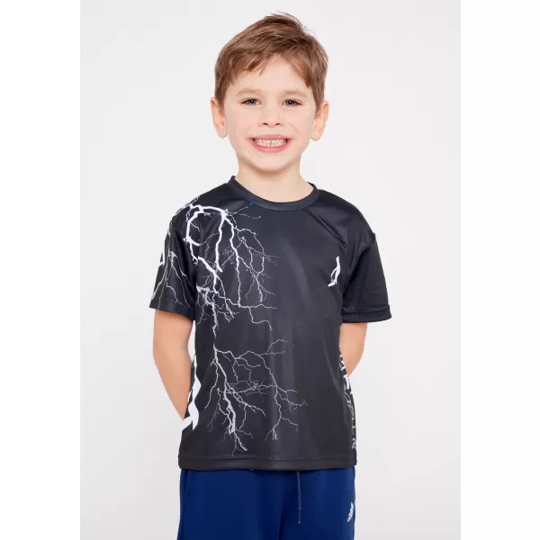  Hochwertiges Funktions-T-Shirt für Kinder ALTISPORT VOJ/ALK004TR01 SCHWARZ UND WEIß 