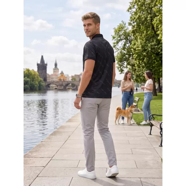  Herren-Funktions-T-Shirt mit Premium-Kragen ALTISPORT VOJ/ALM050TR05 SCHWARZ 