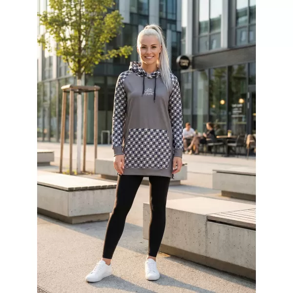  Funktionelles erweitertes Damen-Sweatshirt Premium ALTISPORT VOJ/ALW048MI03 GRAU 