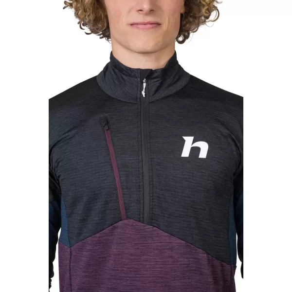  Herren-Sweatshirt HANNAH NIRO HZ ANTHRAZIT/PFLAUMENLILA MEL 