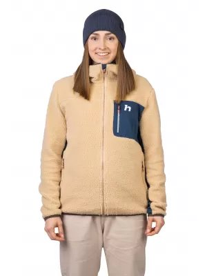 Damen-Sweatshirt HANNAH KOALA HOODY BEIGE/GESCHICHTETES MEER