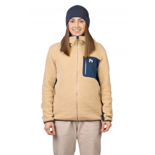  Damen-Sweatshirt HANNAH KOALA HOODY BEIGE/GESCHICHTETES MEER 