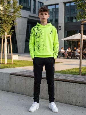 Hochwertiges Funktions-Sweatshirt für Kinder ALTISPORT VOJ/ALK004MI01 NEONGELB