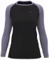 Damen-T-Shirt mit langen Ärmeln HANNAH LESLIE L/S ANTHRAZIT/GLYZINIE