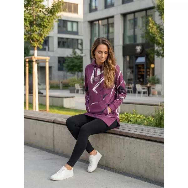  Funktionelles erweitertes Damen-Sweatshirt Premium ALTISPORT VOJ/ALW049MI03 LILA 