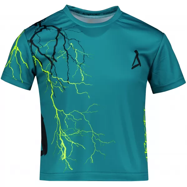  Hochwertiges Funktions-T-Shirt für Kinder ALTISPORT VOJ/ALK004TR01 KEROSIN/GELB 