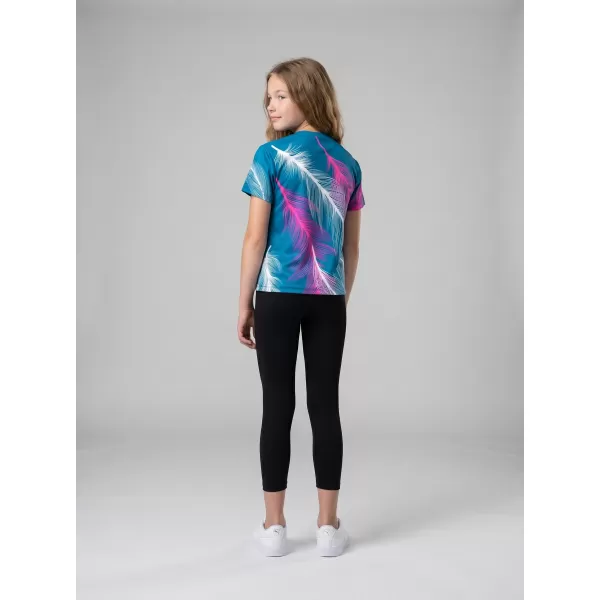  Hochwertiges Funktions-T-Shirt für Kinder ALTISPORT VOJ/ALK001TR01 PETROL/ROSA 