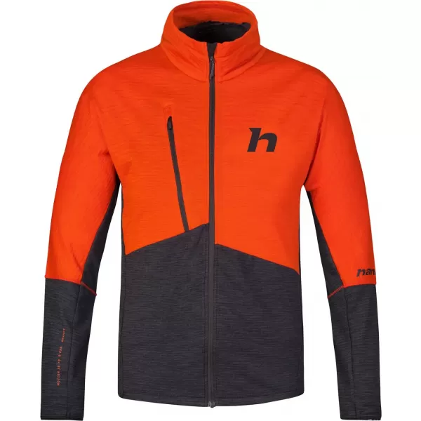  Herren-Sweatshirt HANNAH NIRO WÜRZIGES ORANGE/ANTHRAZITMEL 