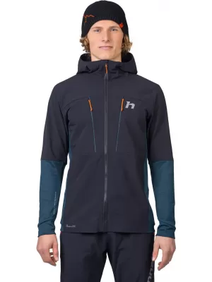 Herrenjacke HANNAH TRANE HOODY ANTHRAZIT/GESCHICHTETES MEER