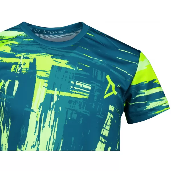  Hochwertiges Funktions-T-Shirt für Kinder ALTISPORT VOJ/ALK010TR01 KEROSIN/GELB 