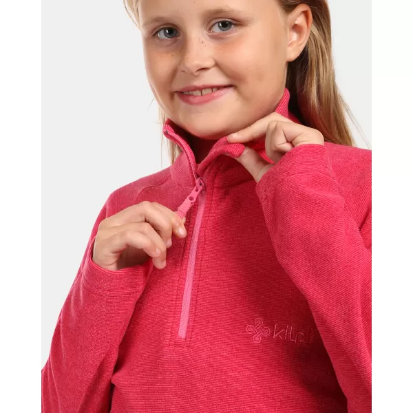 Fleece-Sweatshirt für Kinder KILPI ALMERI-J WJ0205KI ROSA 