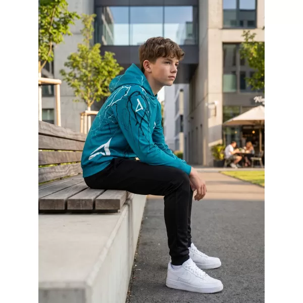  Hochwertiges Funktions-Sweatshirt für Kinder ALTISPORT VOJ/ALK004MI01 KEROSIN/WEIß 
