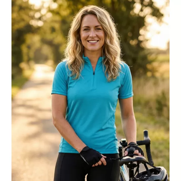  Damen-Radtrikot ALTISPORT NoPrint NP/ALW115NJ TÜRKIS 