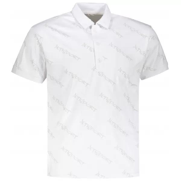  Herren-Funktions-T-Shirt mit Premium-Kragen ALTISPORT VOJ/ALM050TR05 WEIß 