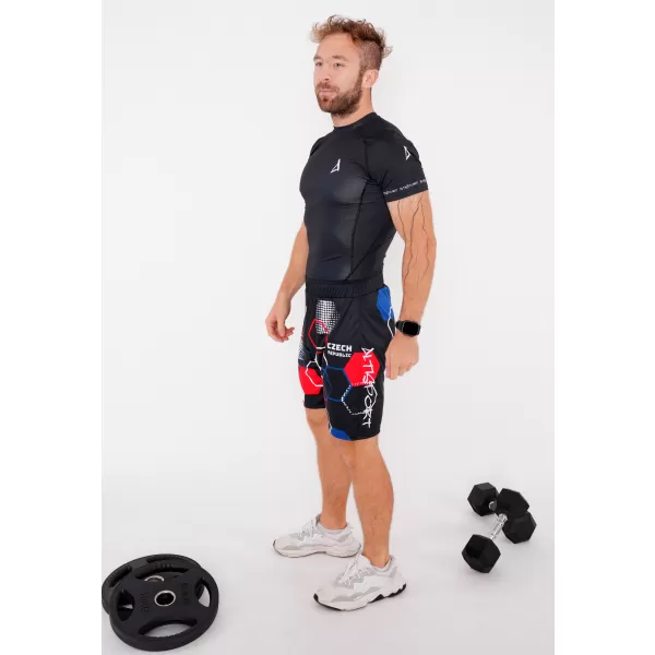  Herren Premium Funktionsshorts ohne Taschen ALTISPORT VOJ/ALM036KRA02 HEXA SCHWARZ 