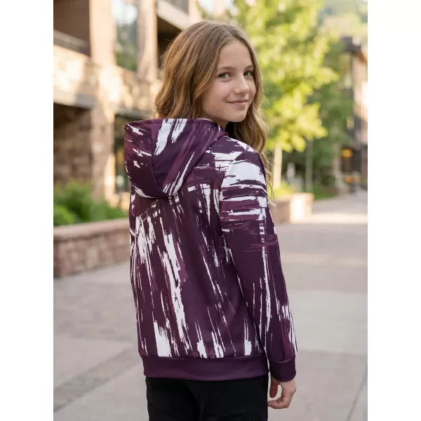 Hochwertiges Funktions-Sweatshirt für Kinder ALTISPORT VOJ/ALK010MI01 LILA/WEIß 