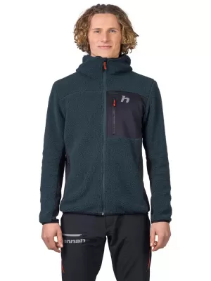 Herren-Sweatshirt HANNAH KODIAK HOODY GESCHICHTETES MEER/ANTHRAZIT