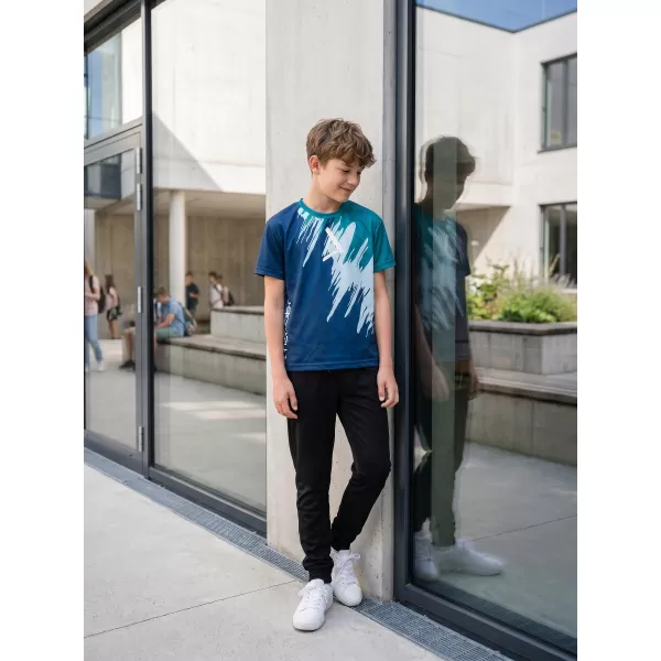  Hochwertiges Funktions-T-Shirt für Kinder ALTISPORT VOJ/ALK006TR01 KEROSIN/BLAU 