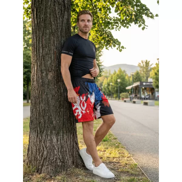  Herren Premium Funktionsshorts ohne Taschen ALTISPORT VOJ/ALM036KRA02 STREIFEN 