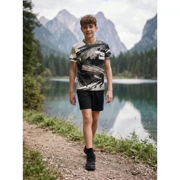  Hochwertiges Funktions-T-Shirt für Kinder ALTISPORT VOJ/ALK014TR01 SCHWARZ/GRAU 