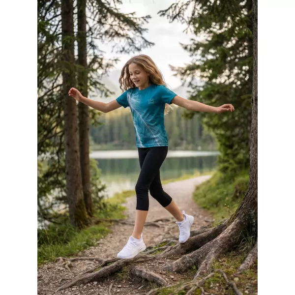  Hochwertiges Funktions-T-Shirt für Kinder ALTISPORT VOJ/ALK001TR01 SMARAGD/GRAU 