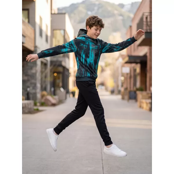  Hochwertiges Funktions-Sweatshirt für Kinder ALTISPORT VOJ/ALK010MI01 SCHWARZ/SMARAGD 