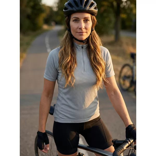  Damen-Radtrikot ALTISPORT NoPrint NP/ALW115NJ SILBER 