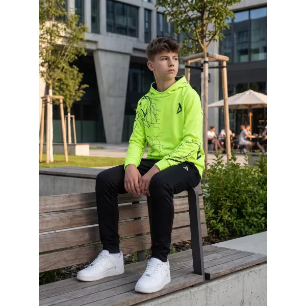  Hochwertiges Funktions-Sweatshirt für Kinder ALTISPORT VOJ/ALK004MI01 NEONGELB 