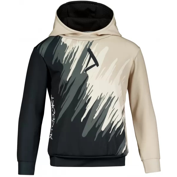  Hochwertiges Funktions-Sweatshirt für Kinder ALTISPORT VOJ/ALK006MI01 SCHWARZ/BRAUN 