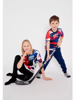 Funktionaler t -Shirt -Prämie von Kindern ALTISPORT VOJ/ALK036TR01 ROT MIT EINEM MUSTER