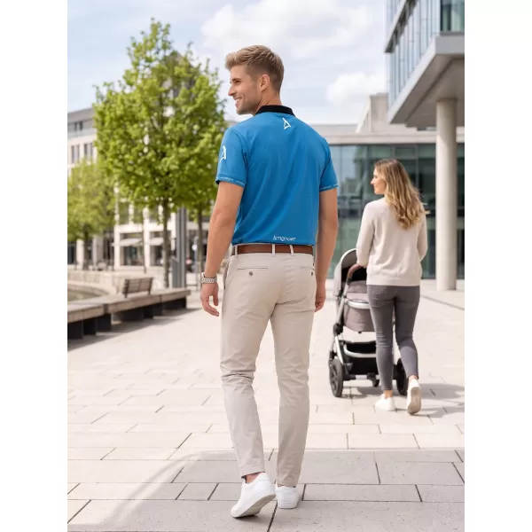  Herren-Funktions-T-Shirt mit Premium-Kragen ALTISPORT VOJ/ALM000TR05 KEROSIN 