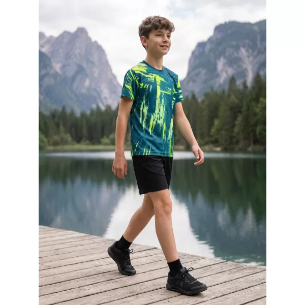  Hochwertiges Funktions-T-Shirt für Kinder ALTISPORT VOJ/ALK010TR01 KEROSIN/GELB 