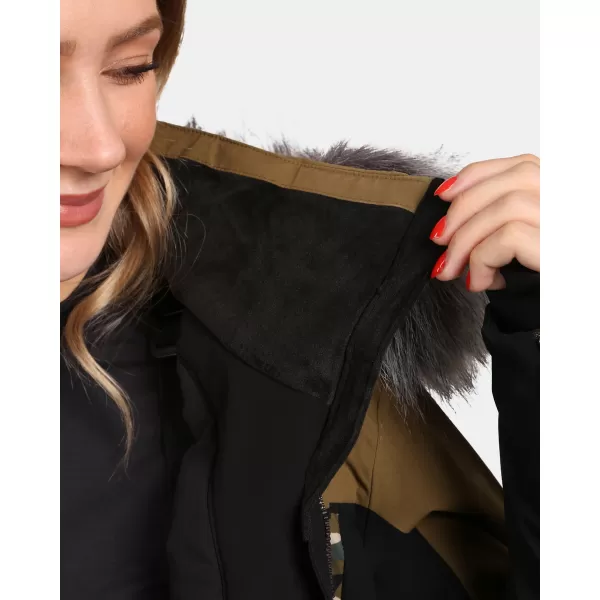  Damen-Skijacke KILPI CLAIR-W WL0107KI KHAKI 