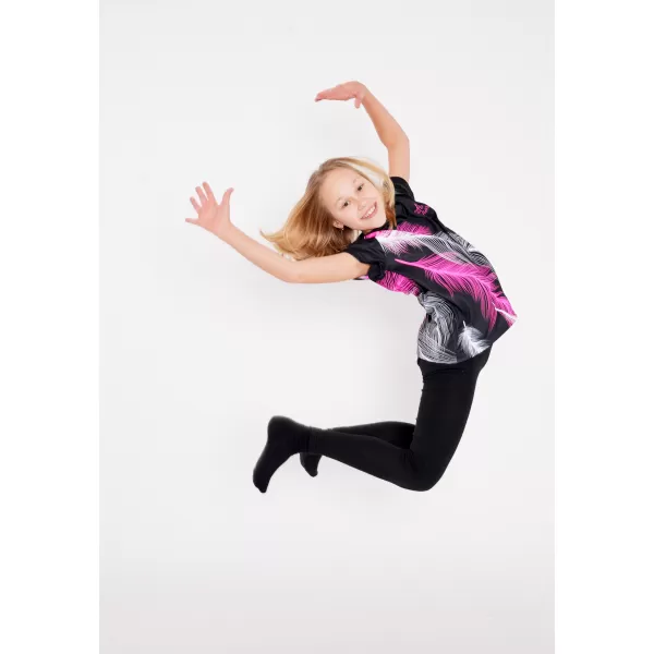  Hochwertiges Funktions-T-Shirt für Kinder ALTISPORT VOJ/ALK001TR01 SCHWARZ/ROSA 